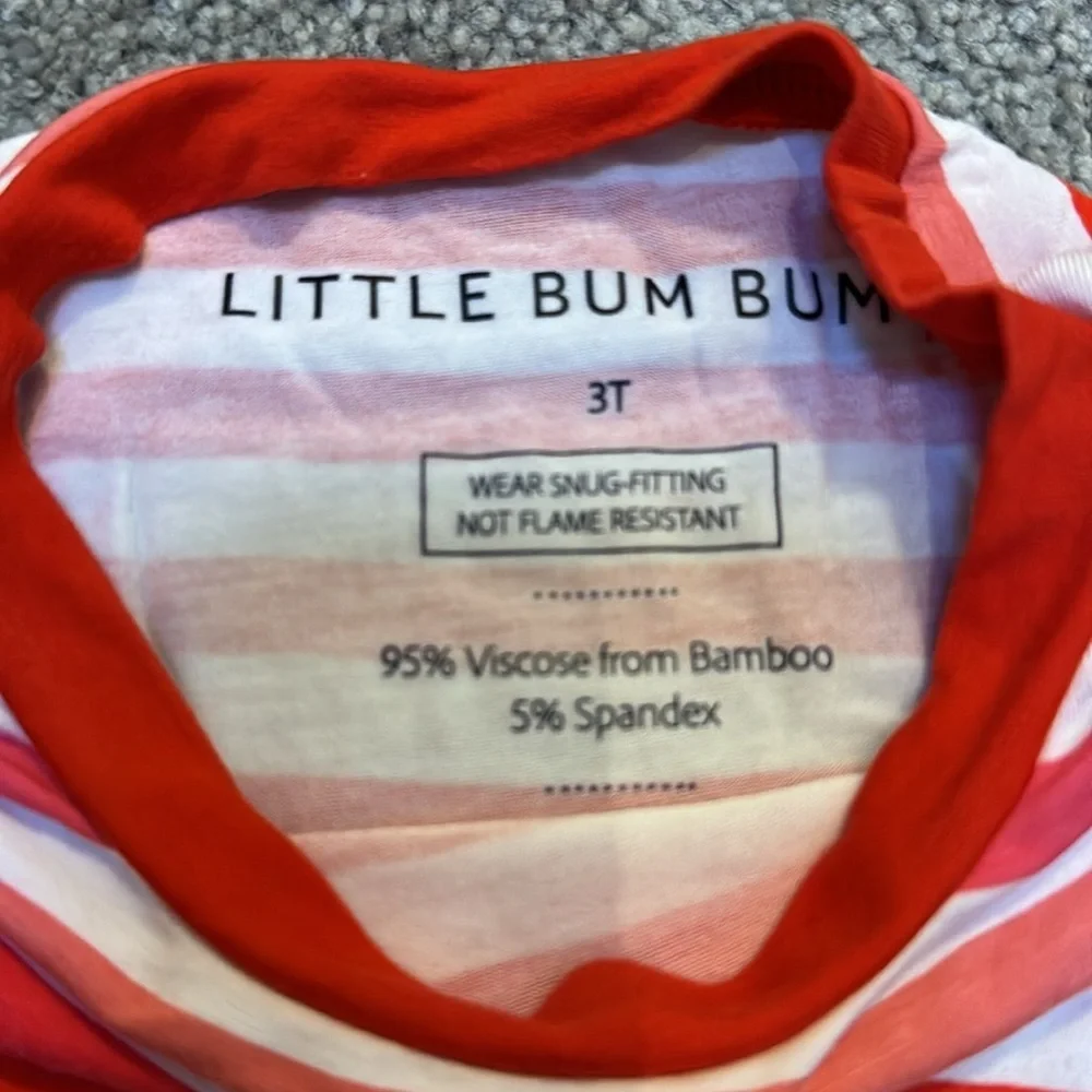 Little Bum Bums (now Bums & Roses) Stripe Pajama
